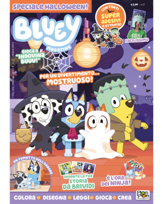 Bluey Magazine n. 17 con Pittura da paura